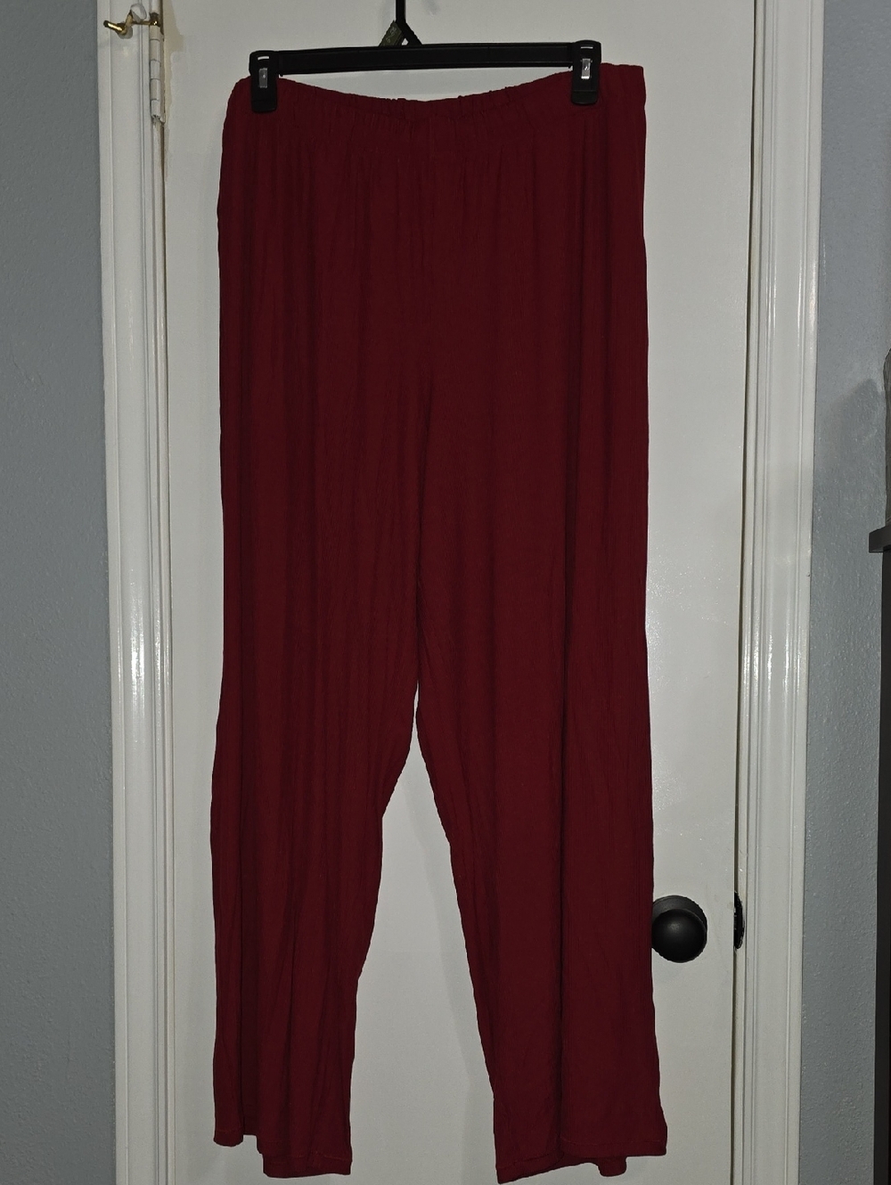 SKIMS Wide-Leg Elastic Waist Lounge Pants — Brick Sz XL